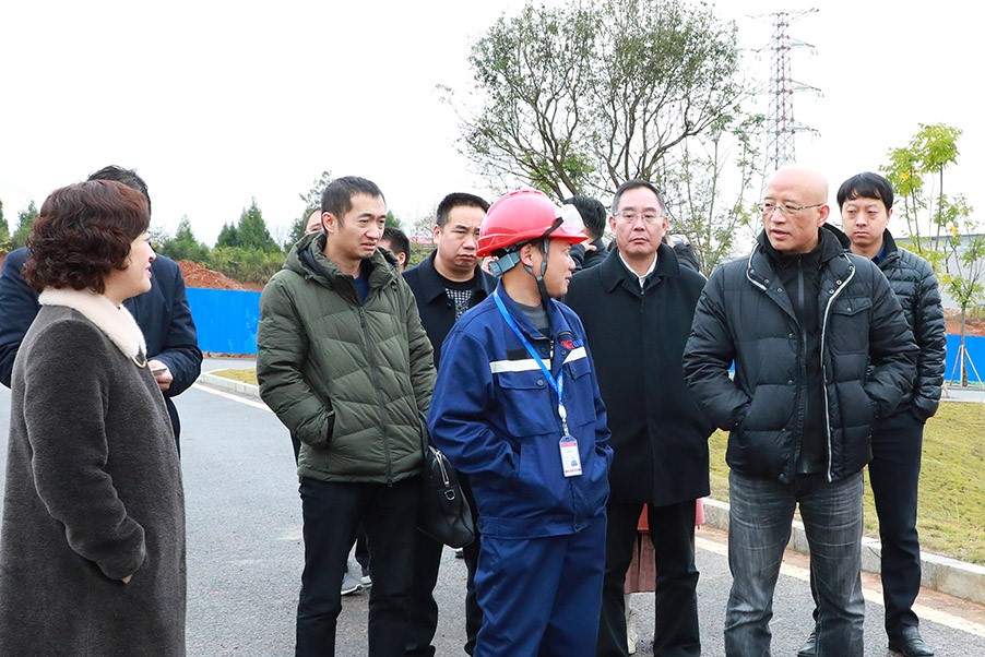 贵州产业技术发展钻研院赴Z6尊龙时凯新资料西部产业基地调研