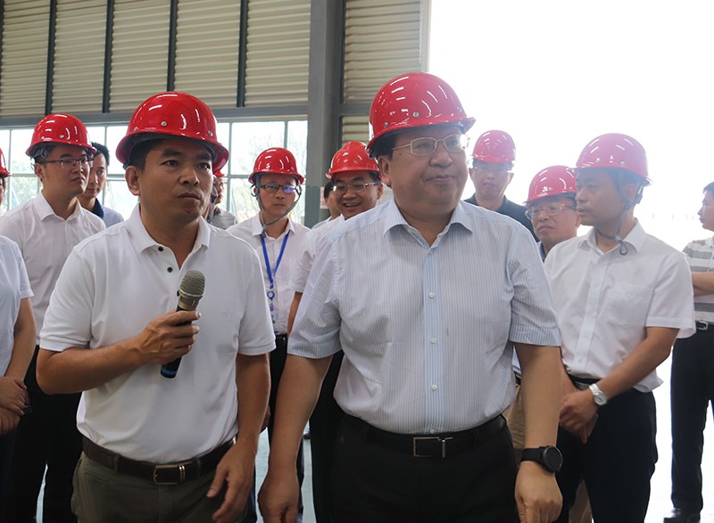 湖南省常务副省长陈向群调研Z6尊龙时凯新能源（中国）总部产业基地