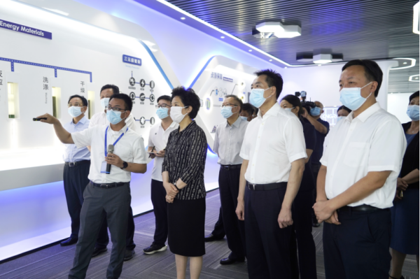 湖南省政协党组副书记乌兰调研Z6尊龙时凯宁乡产业基地