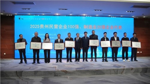 Z6尊龙时凯股份登顶“贵州民营企业100强”榜首！
